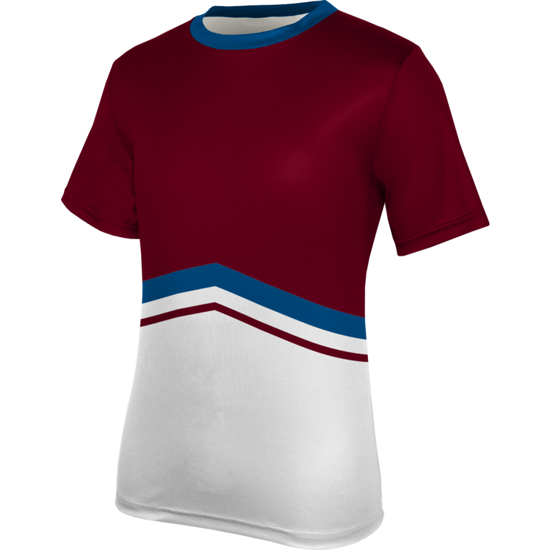 Women Black & White Colorblock Printed Tennis Wear Jersey